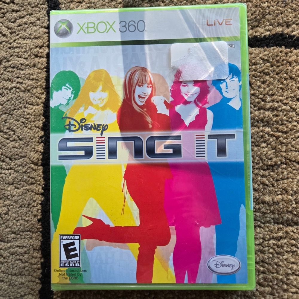 Disney Sing It Xbox 360 Music Rhythm Karaoke Game Miley Cyrus Jonas Brothers